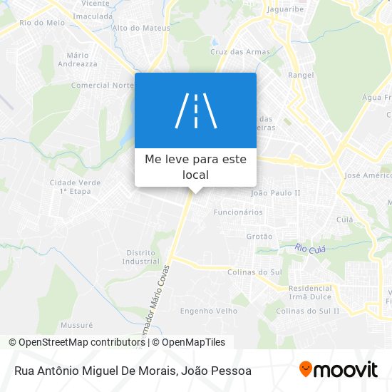 Rua Antônio Miguel De Morais mapa