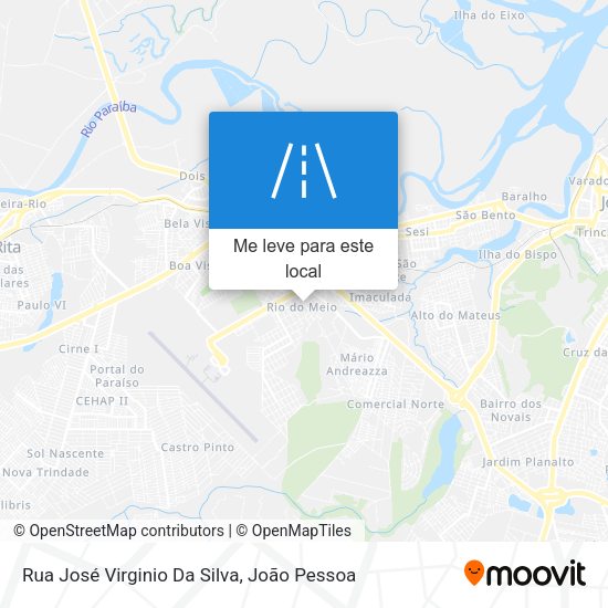 Rua José Virginio Da Silva mapa