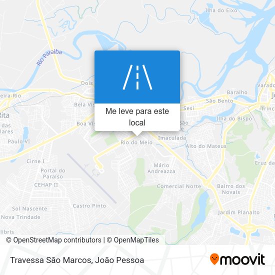 Travessa São Marcos mapa