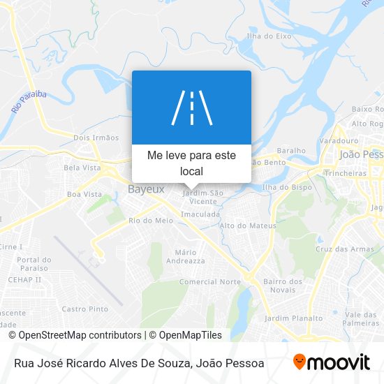 Rua José Ricardo Alves De Souza mapa