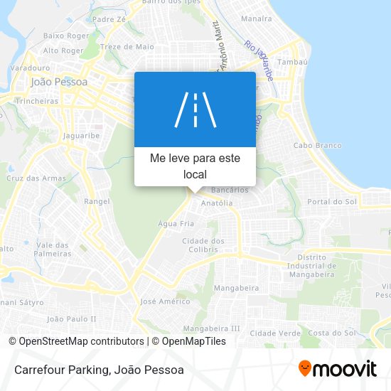 Carrefour Parking mapa