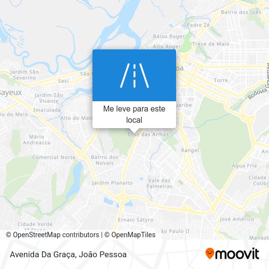 Avenida Da Graça mapa