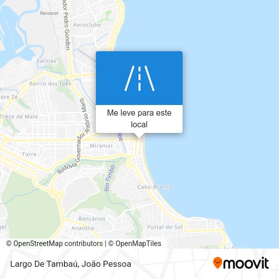 Largo De Tambaú mapa
