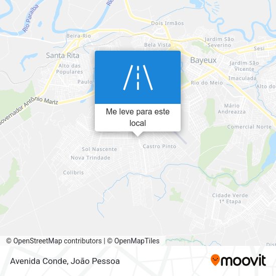 Avenida Conde mapa