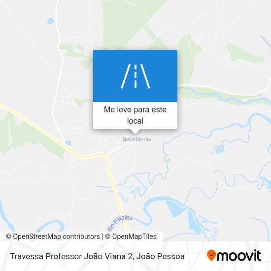 Travessa Professor João Viana 2 mapa