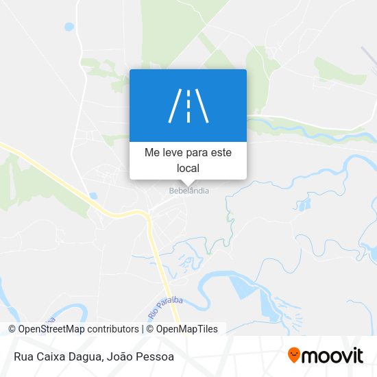 Rua Caixa Dagua mapa