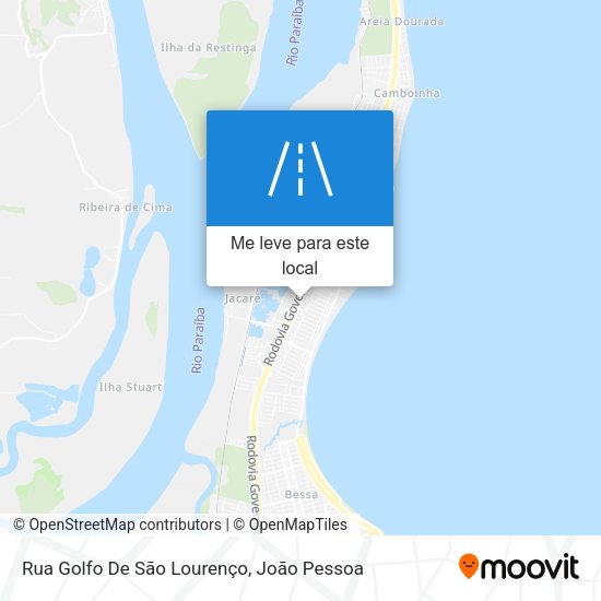 Rua Golfo De São Lourenço mapa