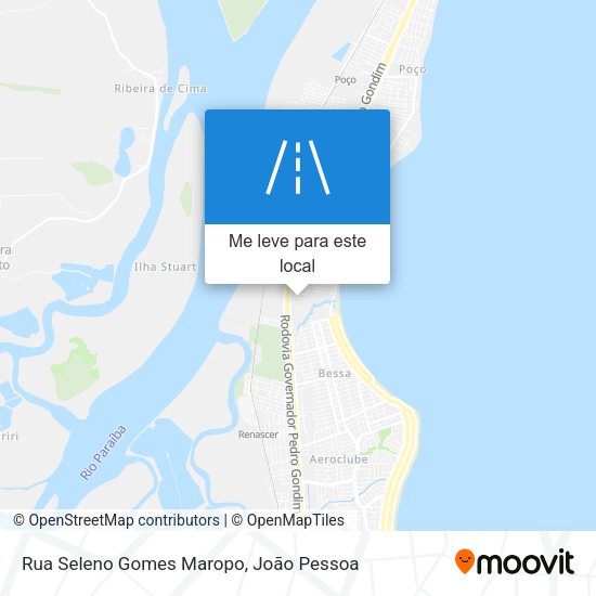 Rua Seleno Gomes Maropo mapa
