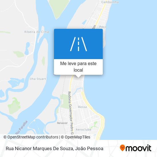 Rua Nicanor Marques De Souza mapa