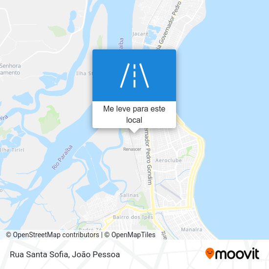 Rua Santa Sofia mapa