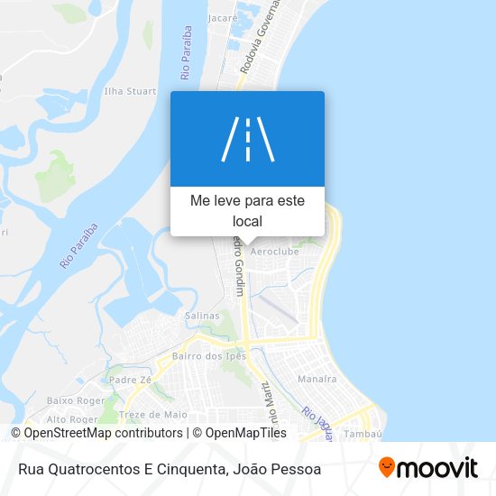 Rua Quatrocentos E Cinquenta mapa
