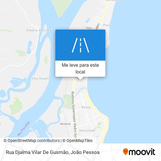 Rua Djalma Vilar De Gusmão mapa