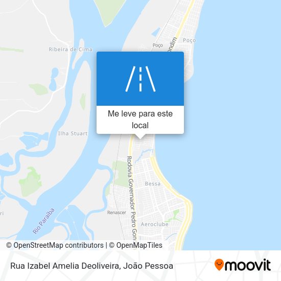 Rua Izabel Amelia Deoliveira mapa