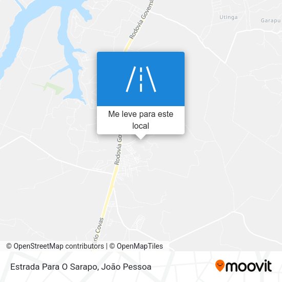 Estrada Para O Sarapo mapa