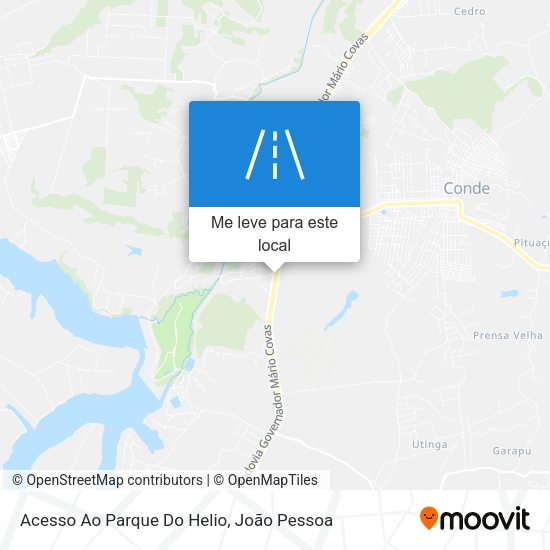 Acesso Ao Parque Do Helio mapa