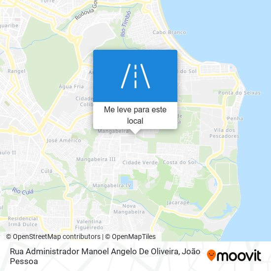 Rua Administrador Manoel Angelo De Oliveira mapa