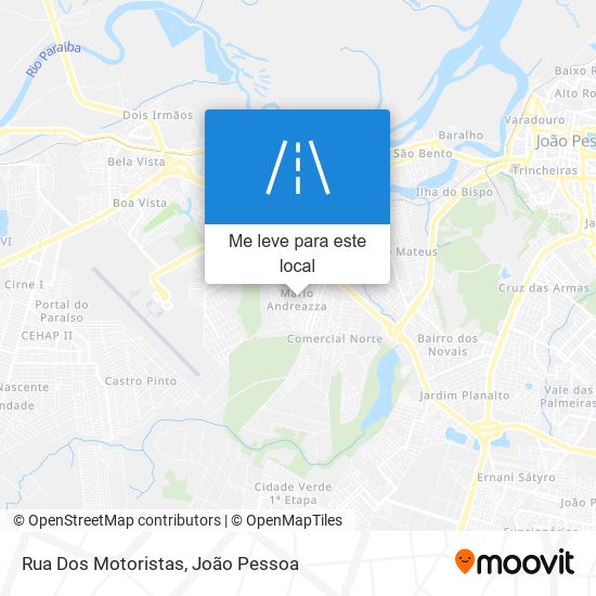 Rua Dos Motoristas mapa