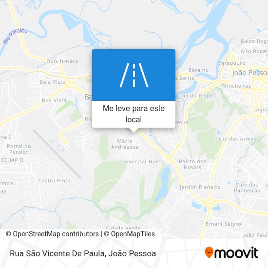 Rua São Vicente De Paula mapa