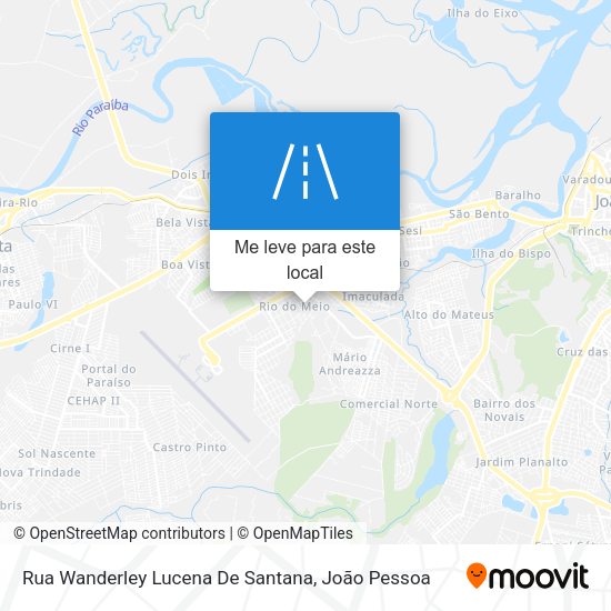 Rua Wanderley Lucena De Santana mapa