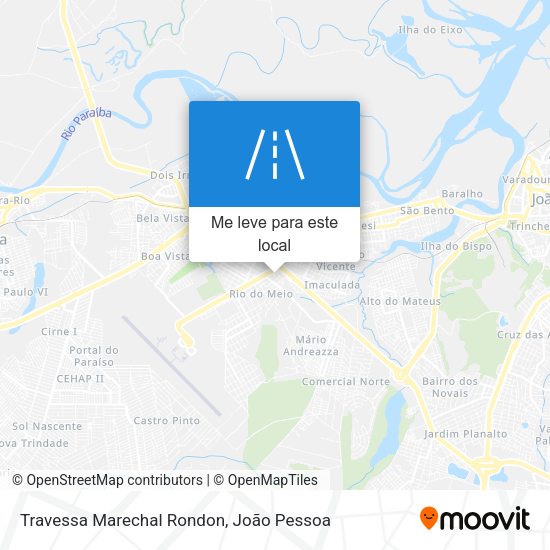 Travessa Marechal Rondon mapa