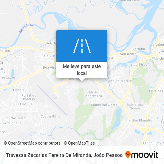 Travessa Zacarias Pereira De Miranda mapa