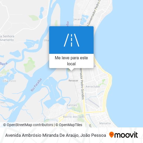 Avenida Ambrósio Miranda De Araújo mapa