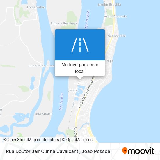 Rua Doutor Jair Cunha Cavalcanti mapa