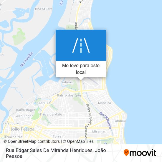Rua Edgar Sales De Miranda Henriques mapa