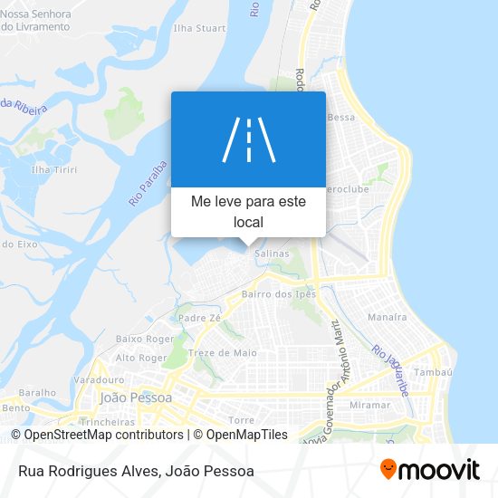 Rua Rodrigues Alves mapa