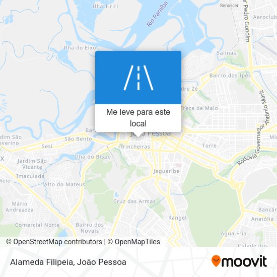 Alameda Filipeia mapa