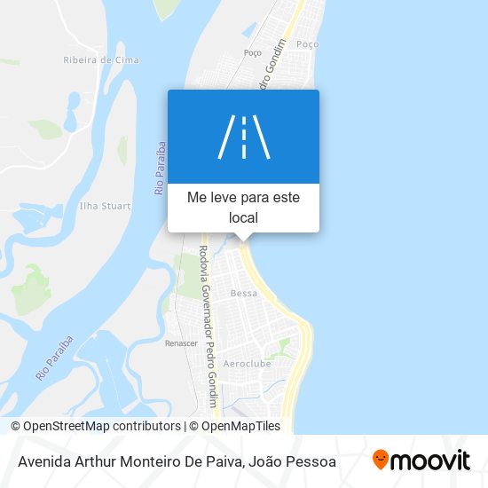 Avenida Arthur Monteiro De Paiva mapa