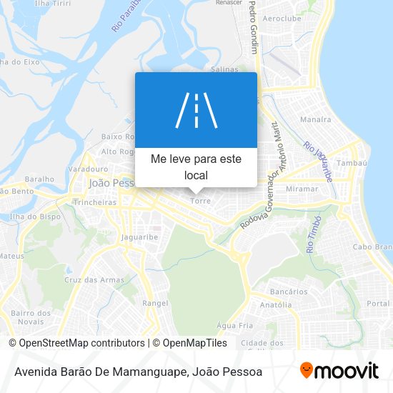 Avenida Barão De Mamanguape mapa