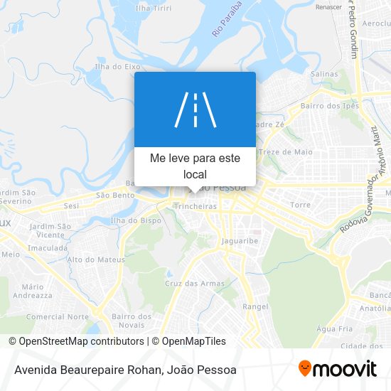 Avenida Beaurepaire Rohan mapa