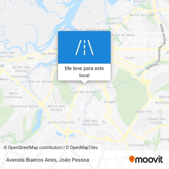 Avenida Buenos Aires mapa