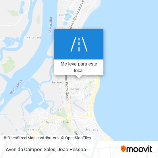 Avenida Campos Sales mapa