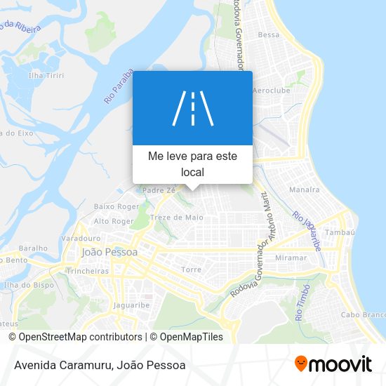 Avenida Caramuru mapa