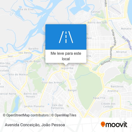 Avenida Conceição mapa