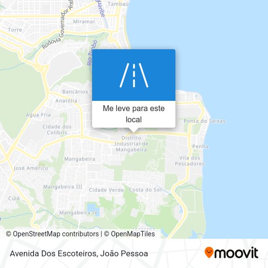 Avenida Dos Escoteiros mapa
