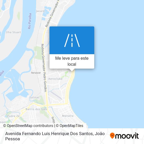 Avenida Fernando Luís Henrique Dos Santos mapa