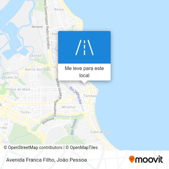 Avenida Franca Filho mapa