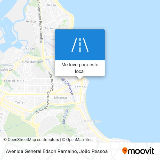Avenida General Edson Ramalho mapa
