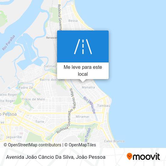 Avenida João Câncio Da Silva mapa