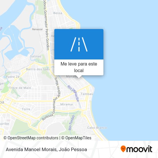 Avenida Manoel Morais mapa