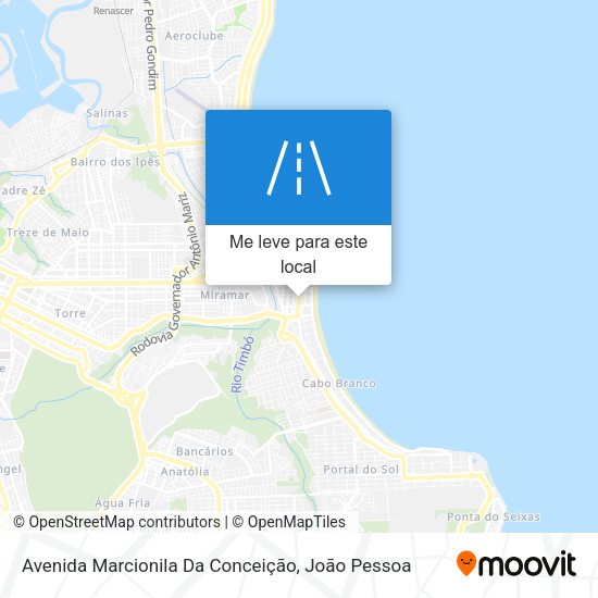 Avenida Marcionila Da Conceição mapa