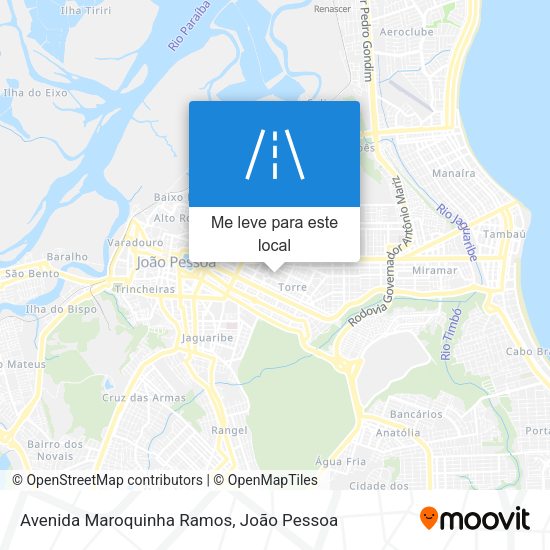 Avenida Maroquinha Ramos mapa