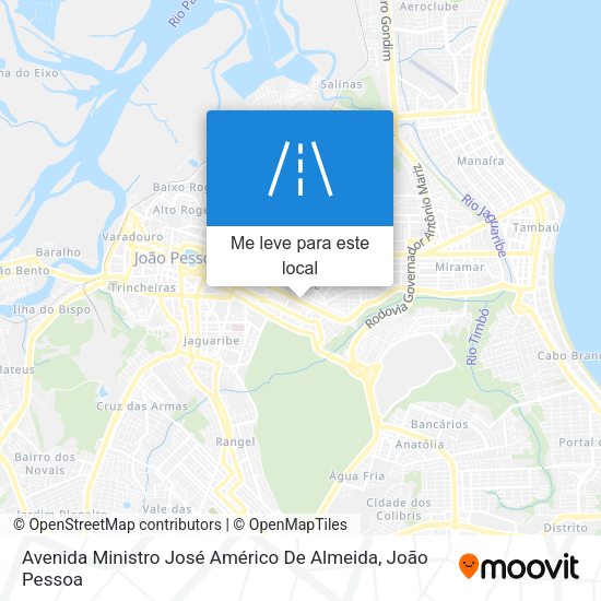 Avenida Ministro José Américo De Almeida mapa