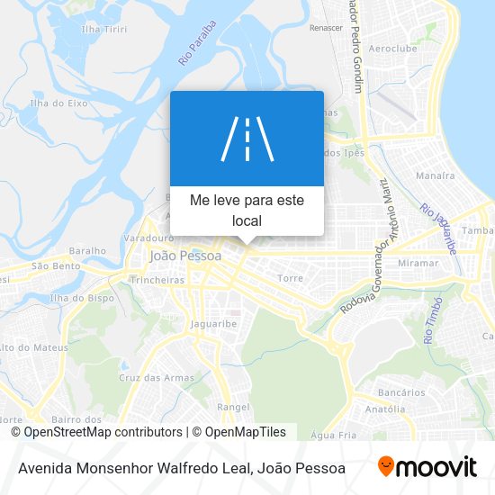 Avenida Monsenhor Walfredo Leal mapa