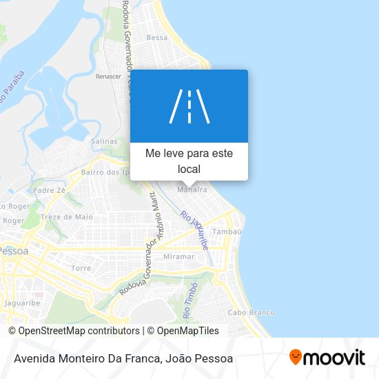 Avenida Monteiro Da Franca mapa