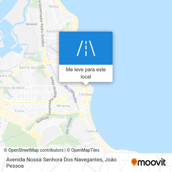 Avenida Nossa Senhora Dos Navegantes mapa