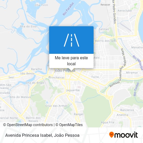 Avenida Princesa Isabel mapa